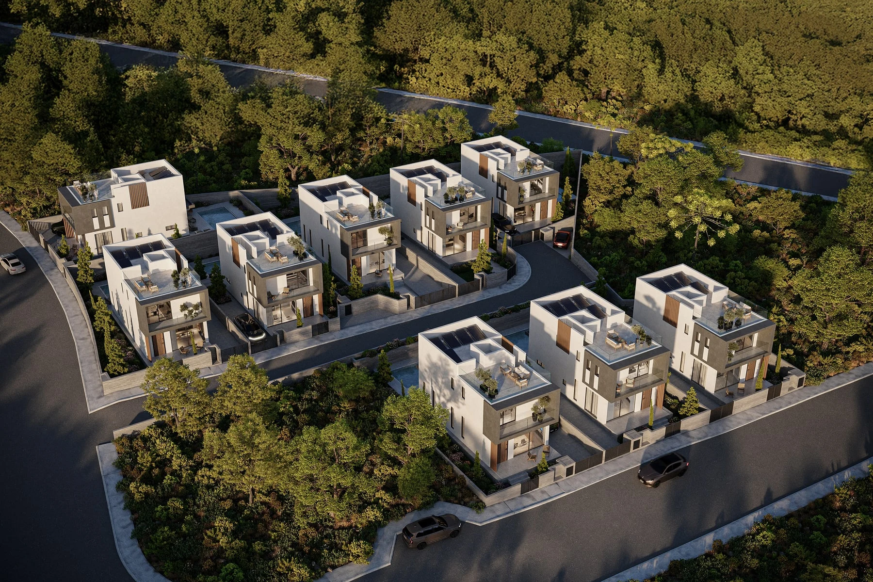 تصور معماري لمشروع أبتاون ريزيدنسز