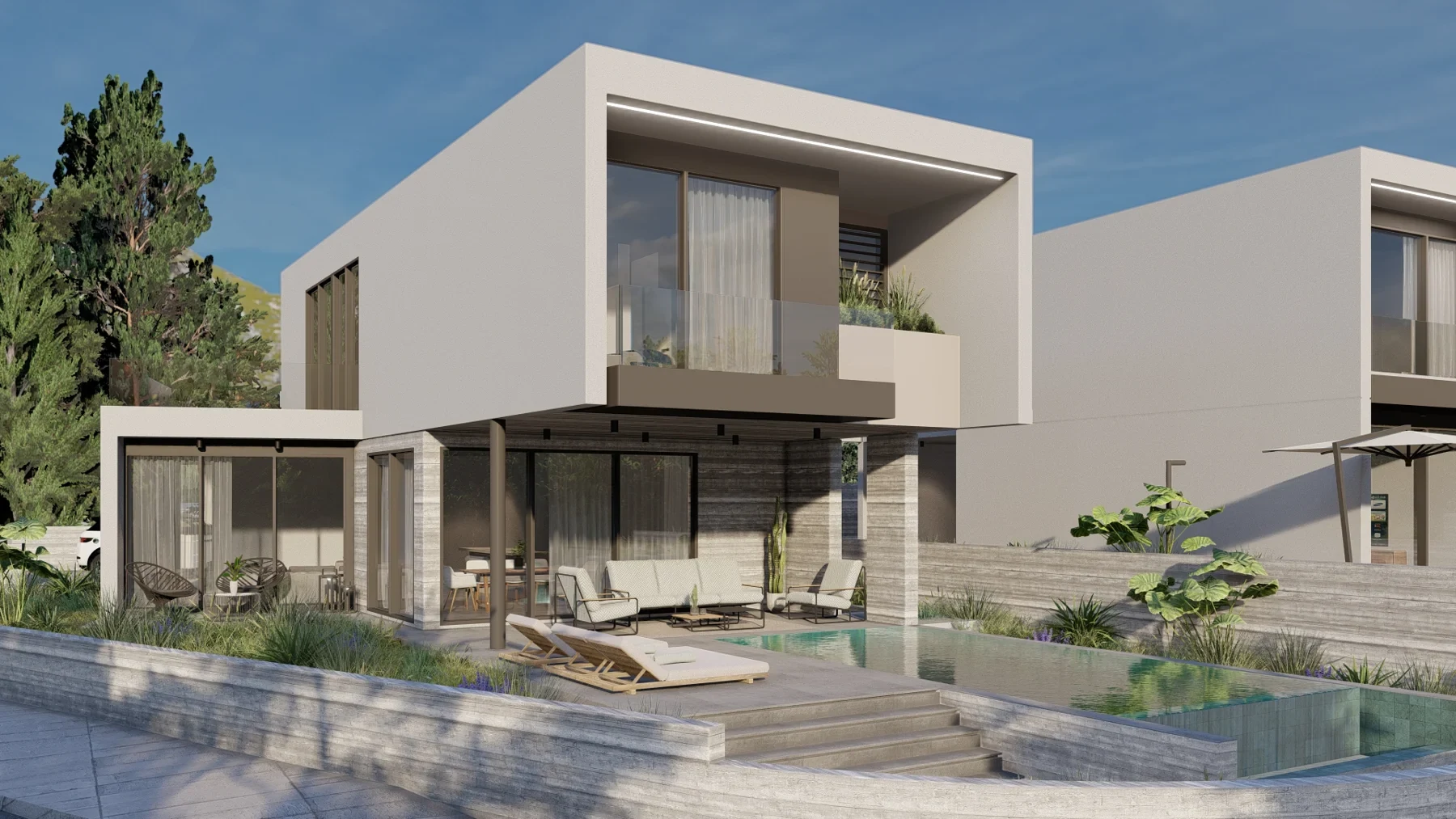 تصور معماري لمشروع باركسايد ريزيدنسز