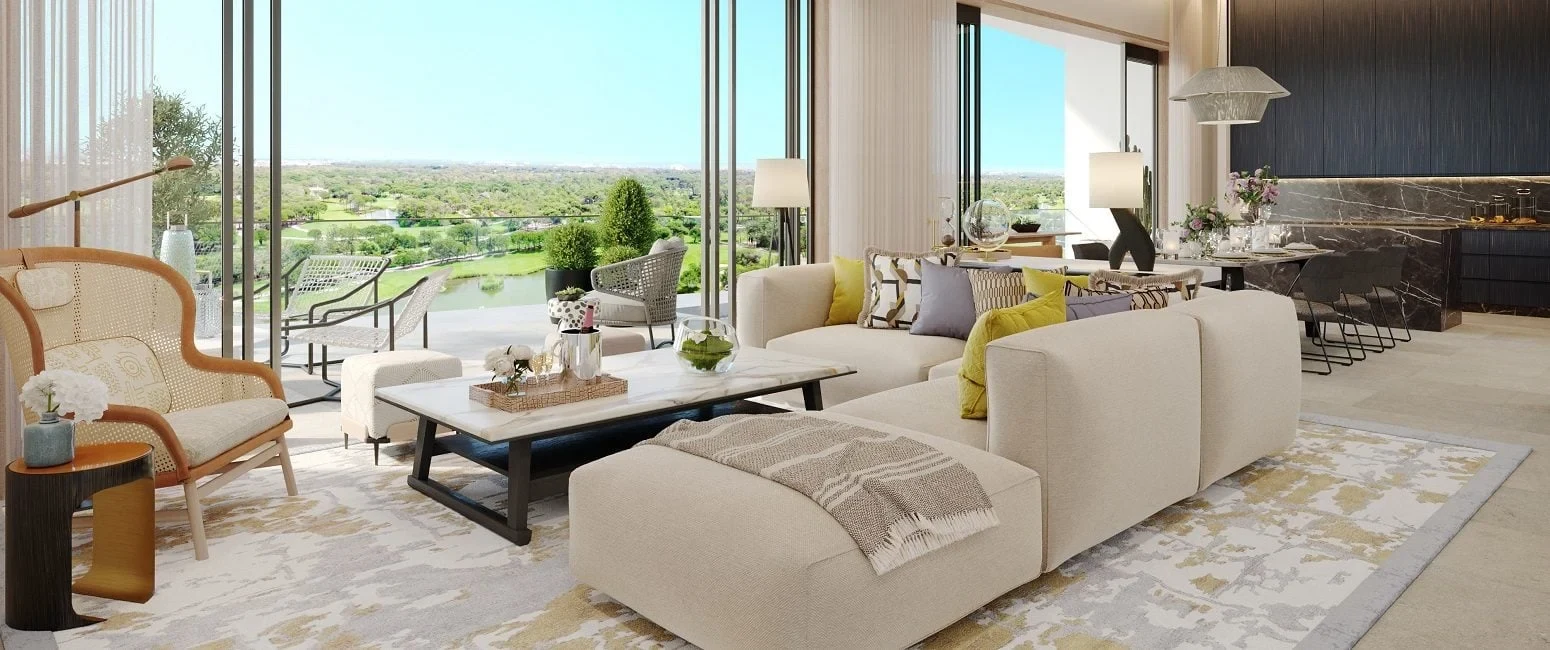 صورة توضيحية من المطور لتصميم شقة في ليماسول غرينز