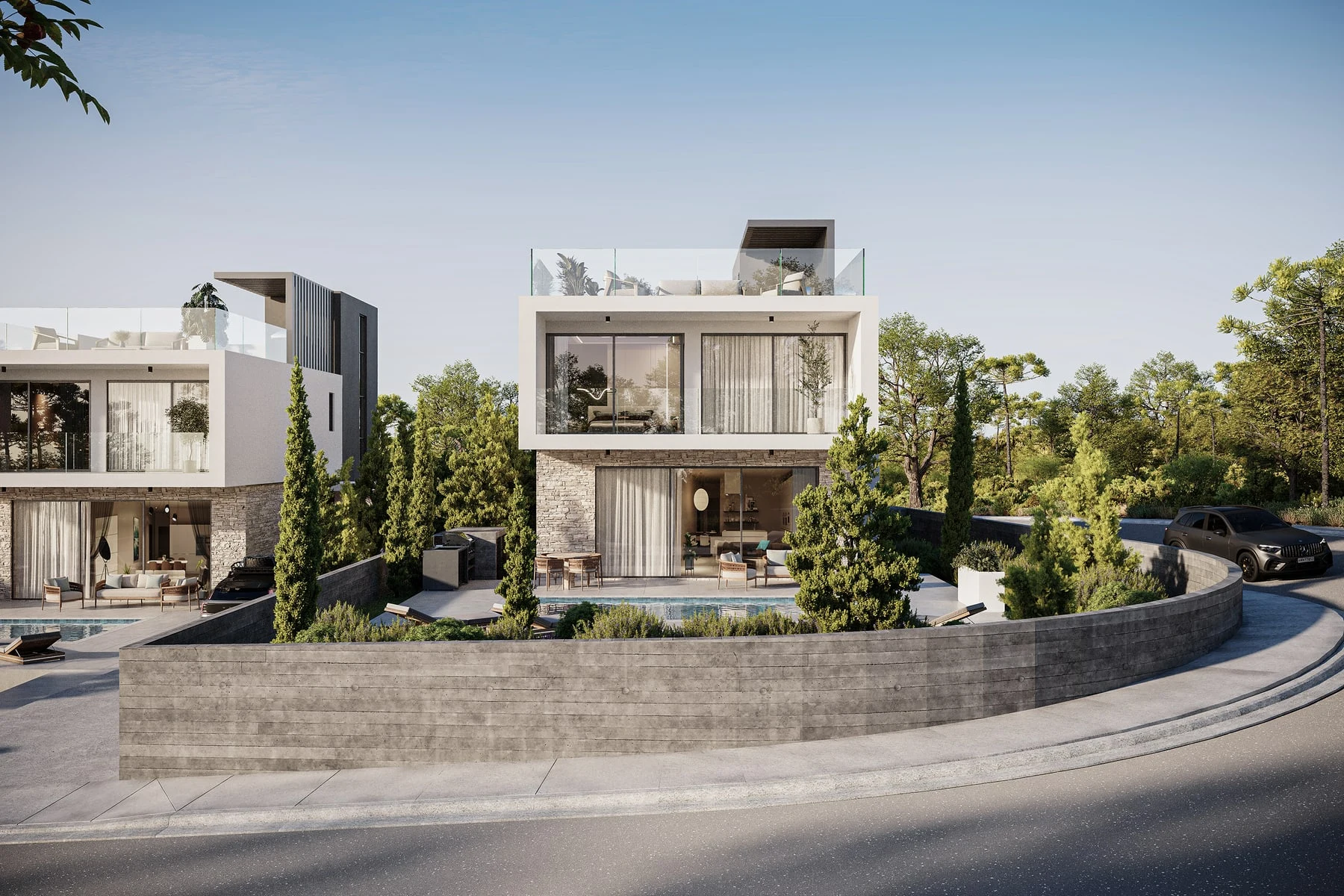 تصور معماري لمشروع مونتيس ريزيدنسز